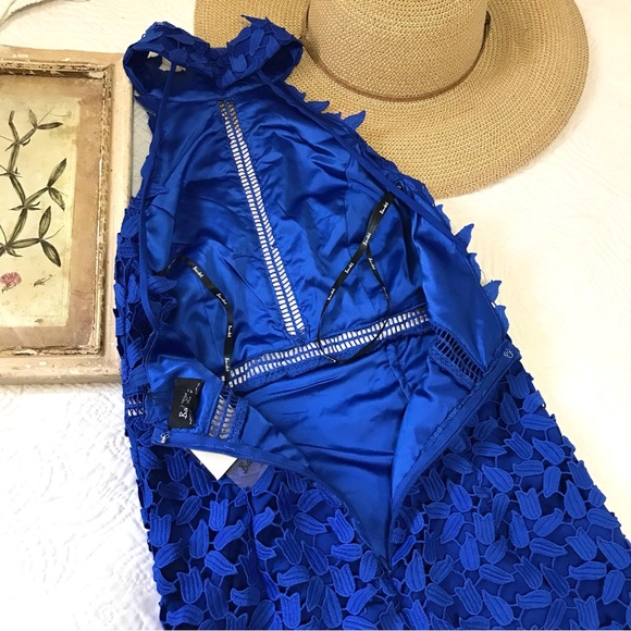 NWT Bardot Gemma Dress in Cobalt Blue - Picture 12 of 16